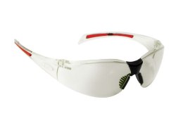 JSP OKULARY OCHRONNE STEALTH 8000 PRZEŹROCZYSTE/CZERWONE