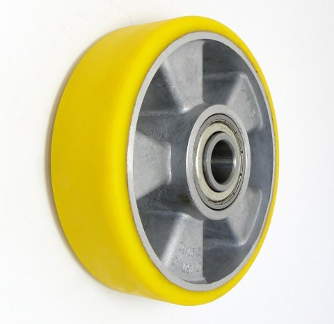 KOŁO ALUMINIUM-POLIURETAN 140MM A31P+ZESTAW MONTAŻOWY