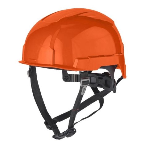 HEŁM OCHRONNY POMARAŃCZOWY NIEWENTYLOWANY BOLT200