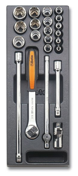 ZESTAW NARZĘDZI WE WKŁADCE Z TWORZYWA 22SZT.