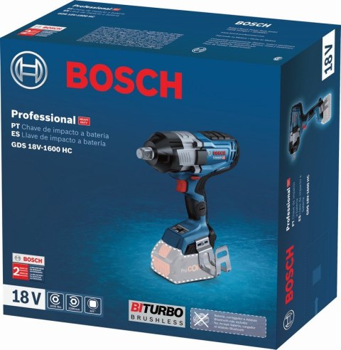 KLUCZ UDAROWY AKUMULATOROWY 3/4'' GDS 18V-1600 0*AH