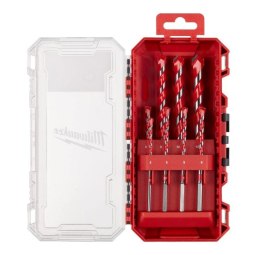 ZESTAW WIERTEŁ DO BETONU UCH. CYLINDRYCZNY 8 SZT.