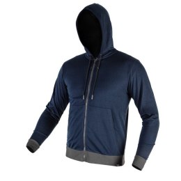 BLUZA ROZPINANA Z KAPTUREM COMFORT GRANATOWA ROZMIAR L