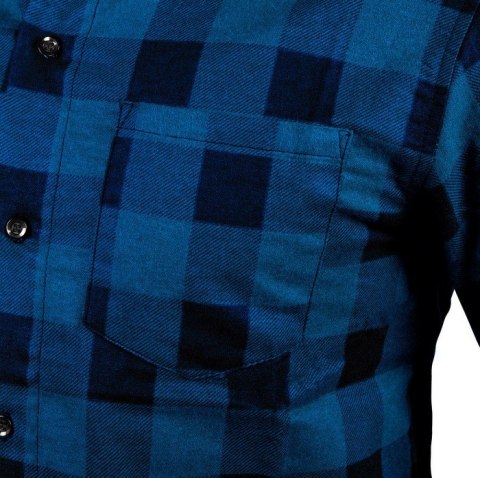 KOSZULA FLANELOWA GRANATOWA ROZMIAR XXXL