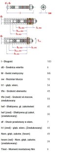 KOTWA PIERŚCIENIOWA SMART S-TB7 6*100/45-55 OCYNK BIAŁY