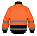 KURTKA ROBOCZA OSTRZEGAWCZA OCIEPLANA POMARAŃCZOWA ROZMIAR L