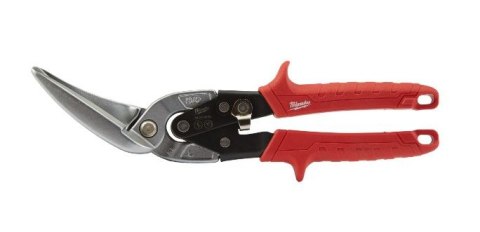 NOŻYCE DO CIĘCIA BLACHY DŁUGIE - ODGIĘTE LEWE