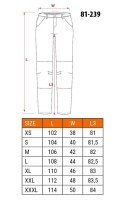 SPODNIE ROBOCZE HD SLIM ODPINANE KIESZENIE ROZMIAR XXL