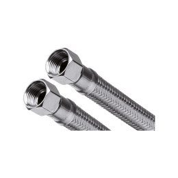 WĘŻYK W OPLOCIE ZE STALI NIERDZ GWINT WEW./WEW. 80CM 3/4*3/4