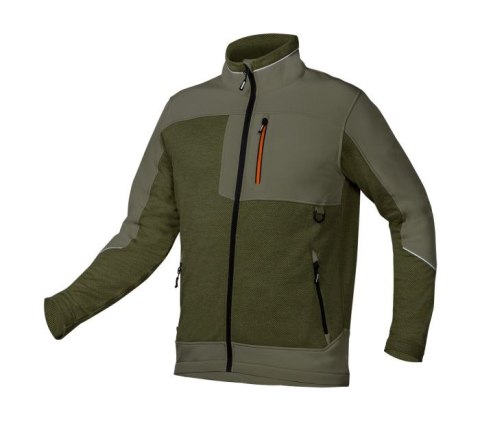 BLUZA SOFTSHELL OUTDOOR ZIELONA ROZMIAR L