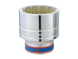 NASADKA KRÓTKA 12-KĄTNA CHROMOWANA 1'' 80MM