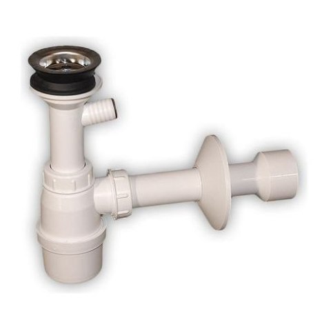 SYFON UMYWALKOWY Z PODŁĄCZENIEM PRALKI , SITKO METALOWE