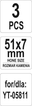 KAMIENIE WYMIENNE DO HONOWNICY 2''