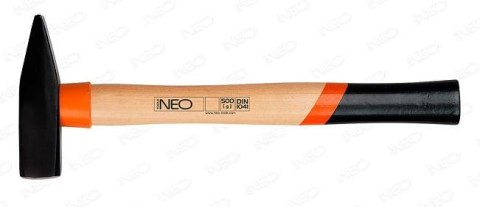 MŁOTEK ŚLUSARSKI HARTOWANY, TRZONEK DREWNIANY 300G