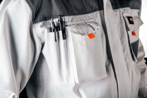 BLUZA ROBOCZA BIAŁA, HD, XXL/58