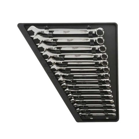 ZESTAW KLUCZY PŁASKO-OCZKOWYCH 15 EL.