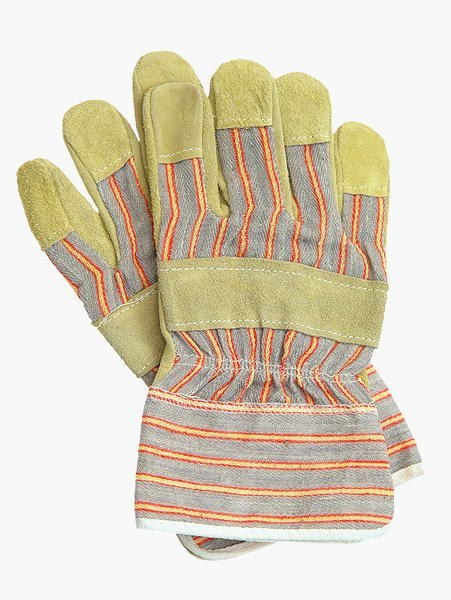 RĘKAWICE WZMACNIANE SKÓRĄ BYDLĘCĄ + DWOINA 220, RS RDZ