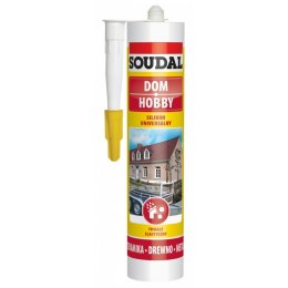 SILIKON SOUDAL 280ML BRĄZOWY