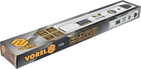 KĄTOMIERZ ELEKTRONICZNY Z POZIOMICĄ 400MM