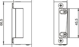 ZACZEP ELEKTROMAGNETYCZNY RE54NF BEZ WYŁĄCZNIKA 12V DC