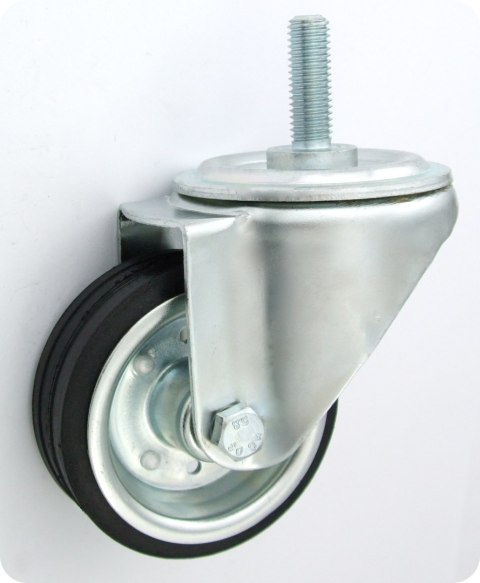 KOŁO METAL-GUMA 80MM OBUDOWA Z TRZPIENIEM 5