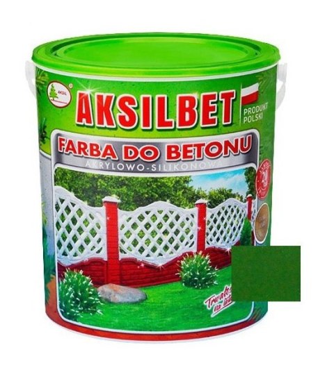 AKSILBET FARBA DO BETONU ZIELONY GN 1L