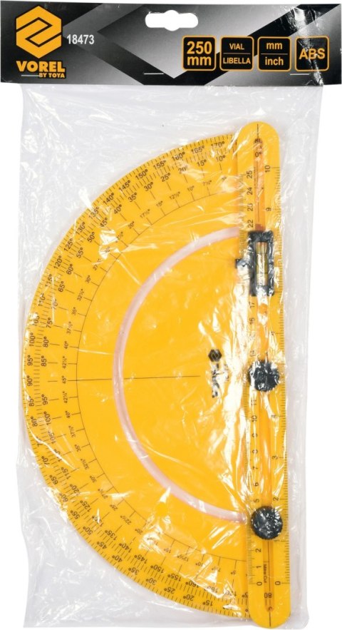 KĄTOMIERZ Z LIBELLĄ I RUCHOMYM RAMIENIEM