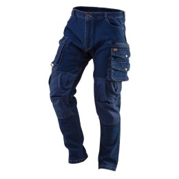 SPODNIE ROBOCZE DENIM, ROZMIAR XXXL