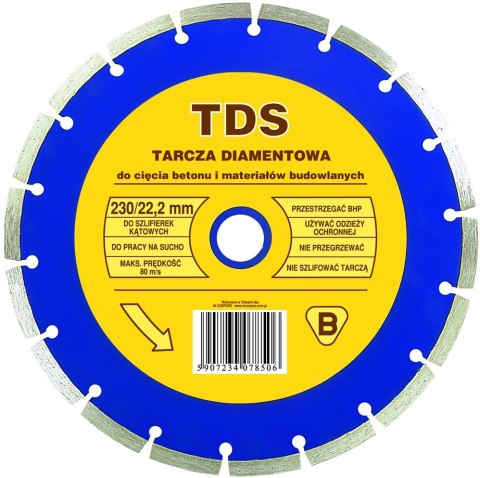 TARCZA DIAMENTOWA SEGMENTOWA TDS 115MM