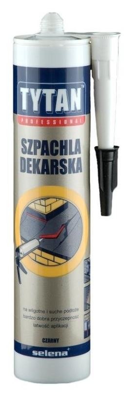 SZPACHLA DEKARSKA TYTAN 280ML CZARNY