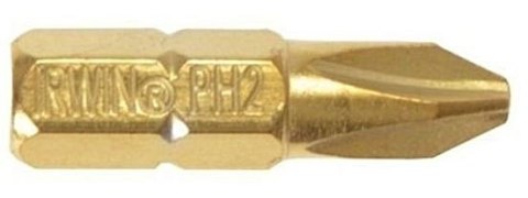 GROT, BIT TYPU PHILLIPS TIN-TYTANOWY 1/4' 25MM 10SZT. PH3