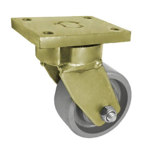 KOŁO ŻELIWNE 100MM OBUDOWA SKRĘTNA SPAWANA 12Z