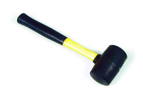 MŁOTEK GUMOWY TRZONEK WŁÓKNO 700G