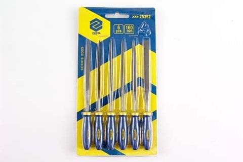 PILNIKI DO METALU IGLAKI 160MM KOMPLET 6-SZTUKOWY