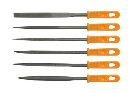 PILNIKI DO METALU IGLAKI KOMPLET 6-SZTUKOWY