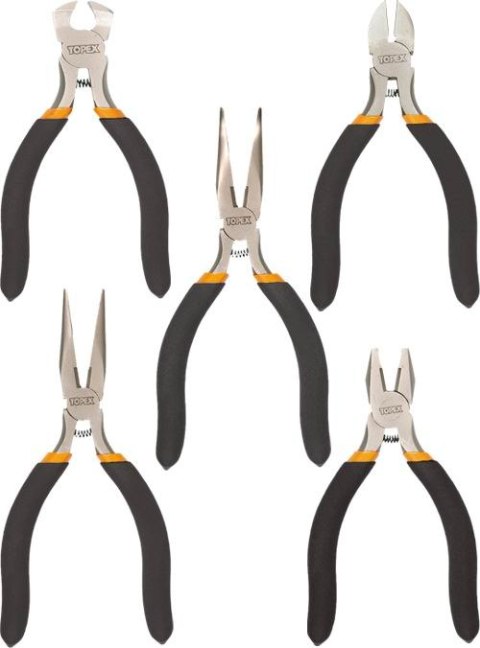 SZCZYPCE PRECYZYJNE KOMPLET 5 SZTUK 125MM