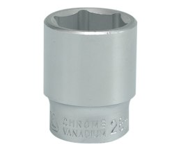 NASADKA KRÓTKA CHROMOWANA 6-KĄTNA 3/4'' 28MM