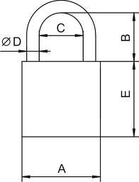 KŁÓDKA ZATRZASKOWA SZYFROWA KZL116Y 8-CYFROWA