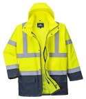 KURTKA OSTRZEGAWCZA OCIEPLANA S766YNR HI-VIS 5W1 XXXXL