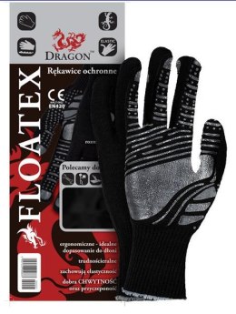 RĘKAWICE BAWEŁNA+POLIESTER, POWLEKANE FLOATEX 8