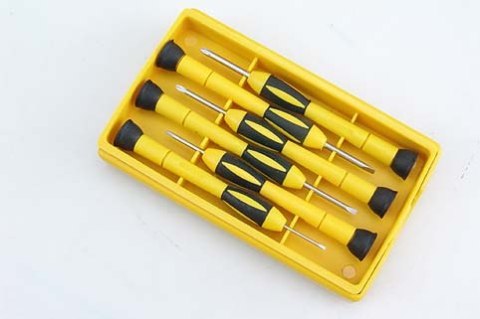 WKRĘTAKI PRECYZYJNE 6 SZTUK CR-V PŁASKIE I KRZYŻAKOWE