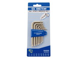 KOMPLET IMBUSÓW TORX Z OTWOREM 7 SZTUK T10 - T40