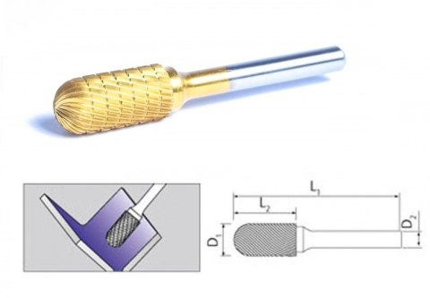 FREZ PALCOWY FI6 C1225/CB TYTAN