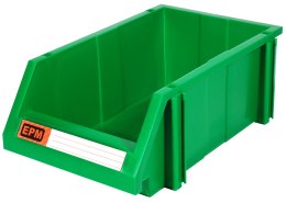 SKRZYNKA MAGAZYNOWA ZIELONA NR3 380/235/145MM