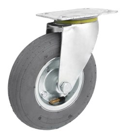 KOŁO PNEUMATYCZNE METAL-GUMA 200MM OBUDOWA SKR. SZARE 2002MS