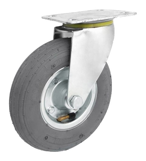 KOŁO PNEUMATYCZNE METAL-GUMA 200MM OBUDOWA SKR. SZARE 2002MS