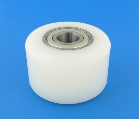 ROLKA Z TWORZYWA80*50MM ŁOŻYSKOWANA DO PALECIAKA R-80-50