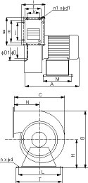 WENTYLATOR WBN-130/1 1F