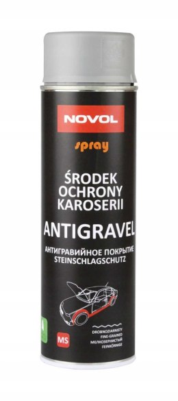 BARANEK OCHRONY KAROSERII SPRAY 500ML SZARY NOVOL
