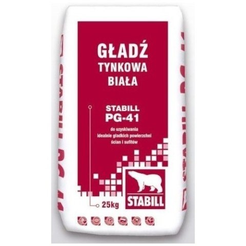 STABIL GŁADŹ GIPSOWA BIAŁA PG-41 2KG